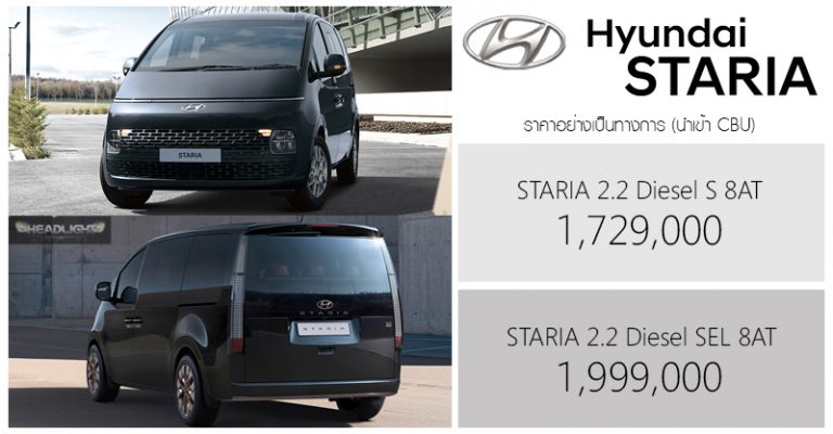 Hyundai staria технические характеристики