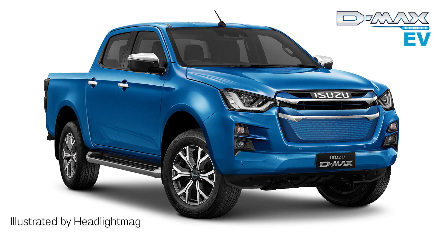 สื่อญี่ปุ่นเผย Isuzu DMax EV ขุมพลังไฟฟ้า 100 เตรียมเปิดตัวในไทยปี